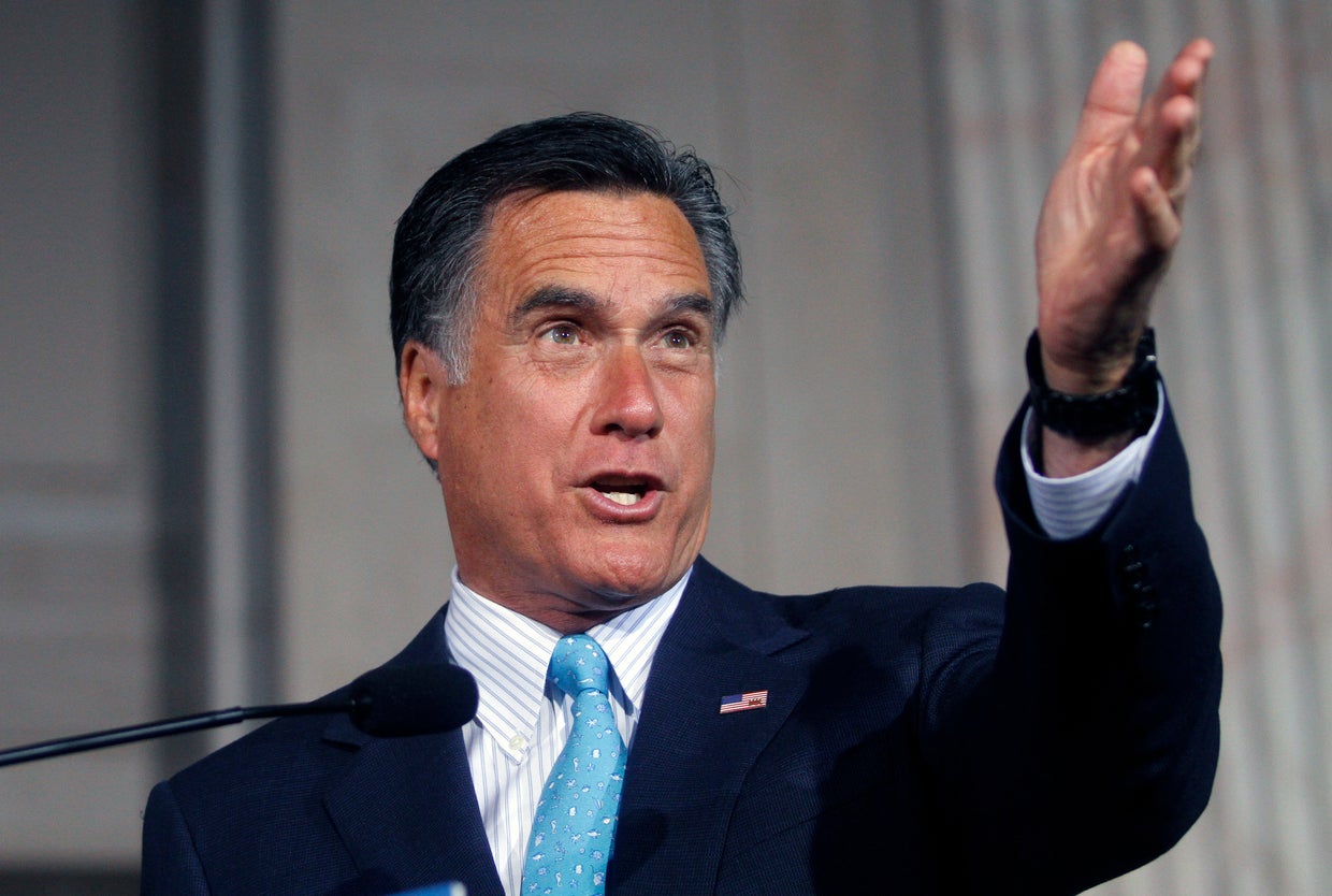 Romney begins to court moderates, independents - CBS News