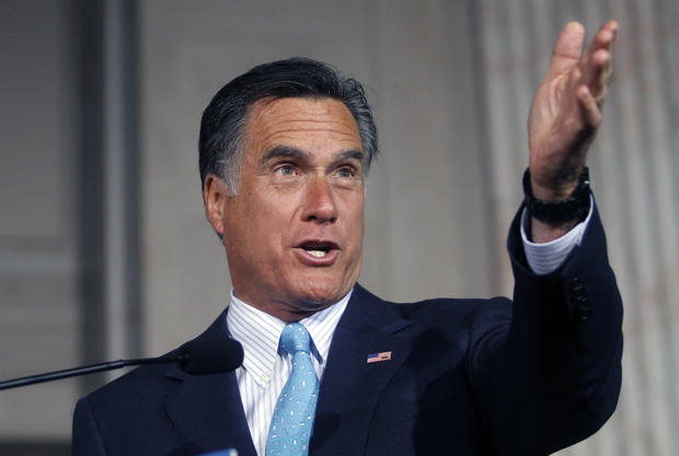 Mitt Romney speaks during the Tri-State Tax Day Tea Summit 