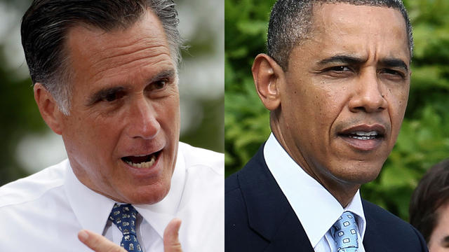 Mitt Romney and Barack Obama 