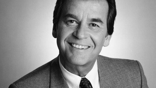 Dick Clark on stage at the Emmys on Aug. 27 