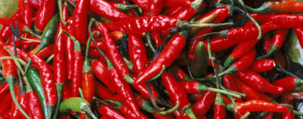 hot peppers  