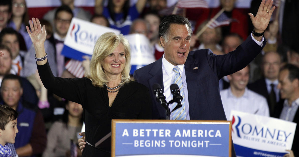 Romneys Spend Personal Funds On Campaign Cbs News