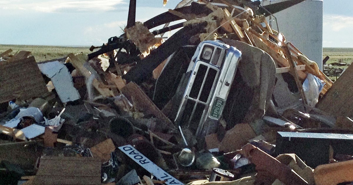 Rare night tornadoes destroy homes in Colorado - CBS News