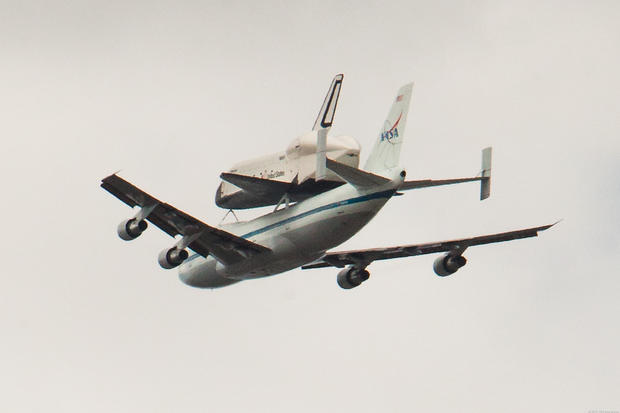 Enterprise shuttle lands in its new home 