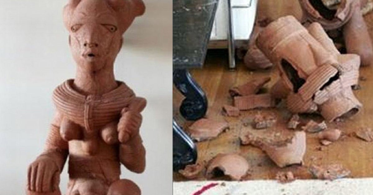 Art world whodunit: Who broke ancient statue? - CBS News