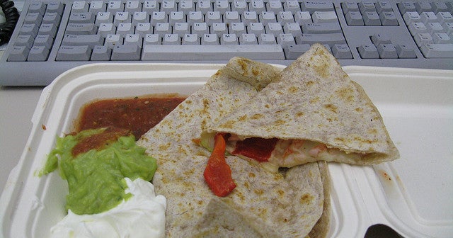 Should you eat at your desk? CBS News