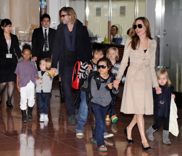 Angellina Jolie And All Her Kids 