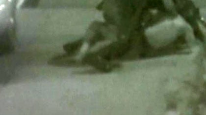 Graphic video of officers beating homeless man shown in Calif. court 