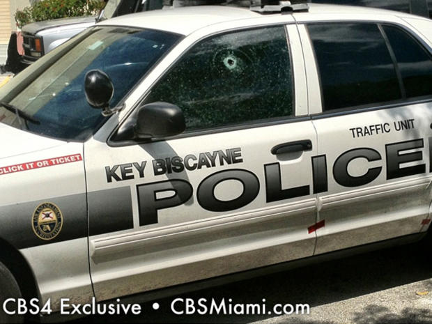Key Biscayne Police Car Turnpike Shooting 