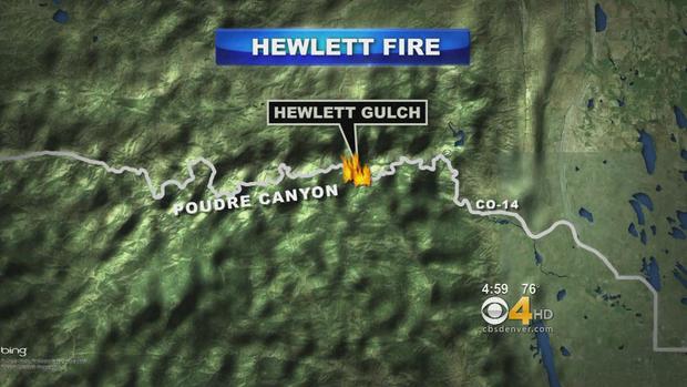 Hewlett Fire Map 