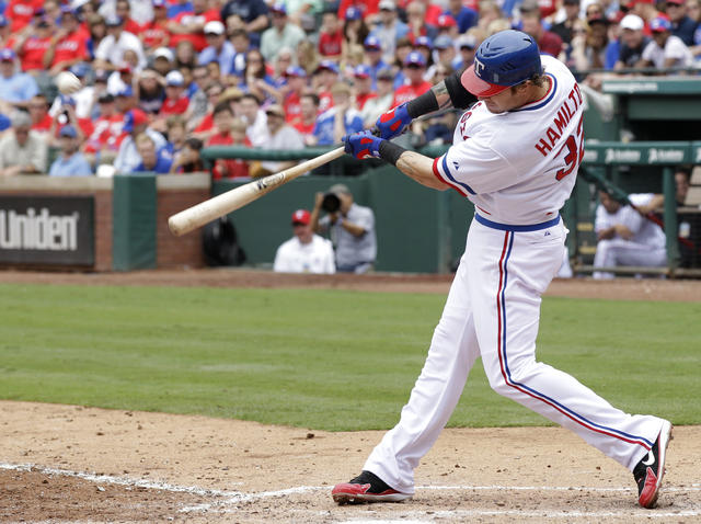 Josh Hamilton's career is back on track, and so are the Texas