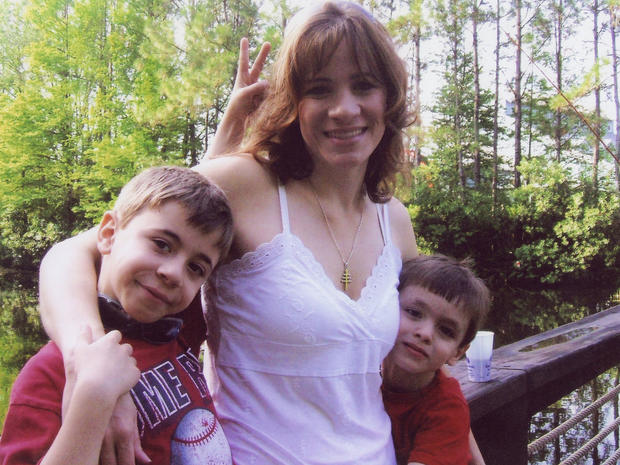Gina Stallis and her sons, Sam and Ben 
