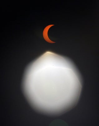 solar eclipse, Seoul, South Korea 
