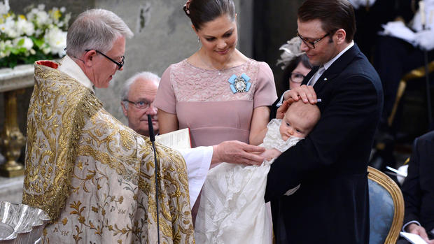 Sweden's Princess Estelle baptized 