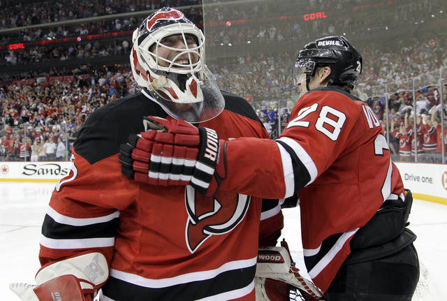 May 16, 2012: New Jersey Devils goalie Martin Brodeur (30) makes a