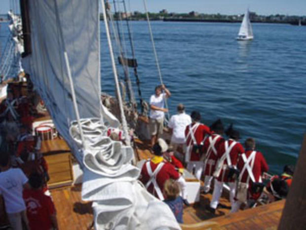 Boston Harborfest Viewing ships 