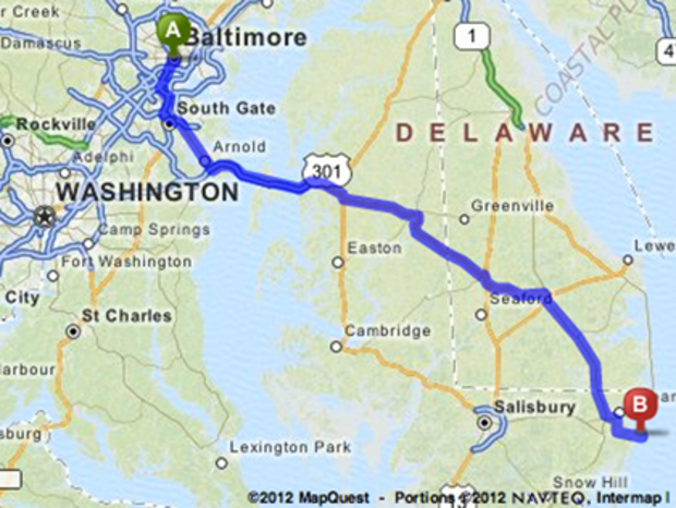 Baltimore to Ocean City, MD 