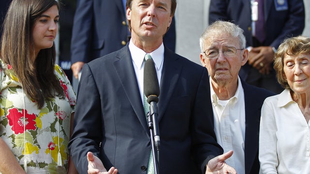 Edwards walks free in corruption case, for now 