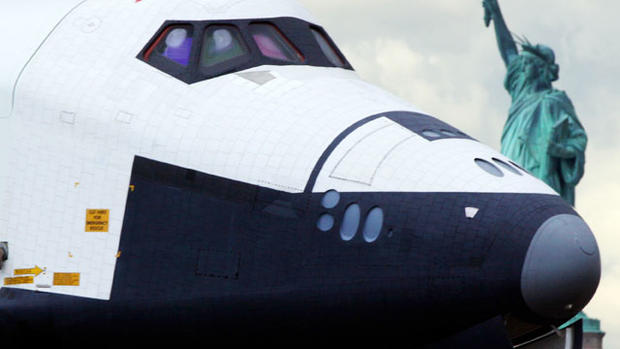 Space shuttle Enterprise heads to new home 