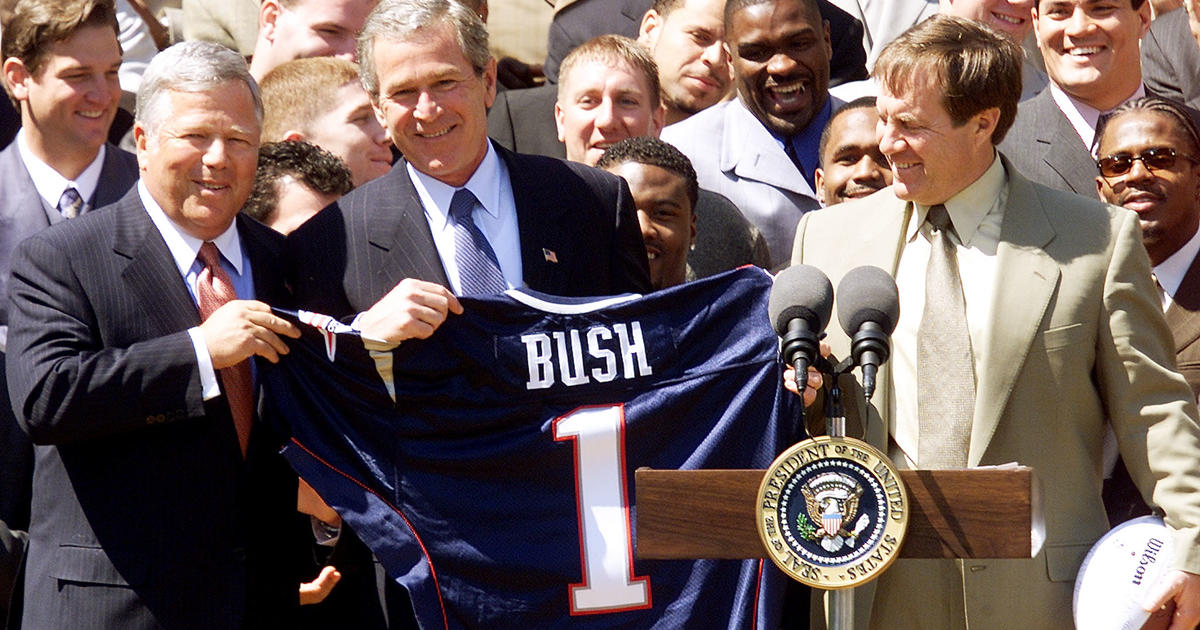 Super Bowl champs at the White House