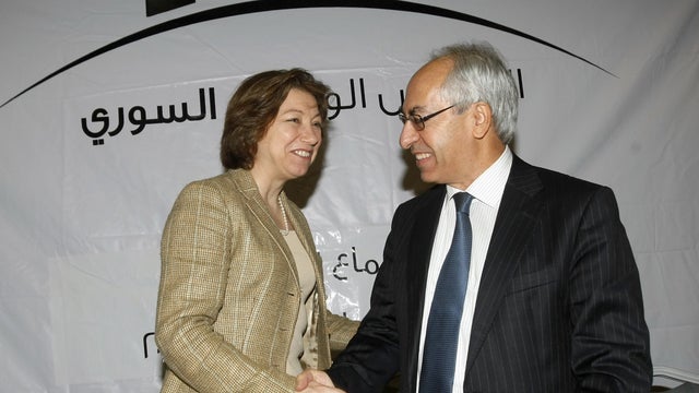 Syria, Syrian National Council, Bassma Kodmani, Abdulbaset Seida 