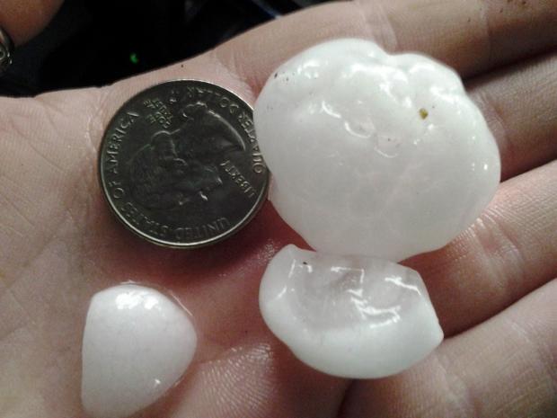 June 14 Severe Weather Maplewood Hail 