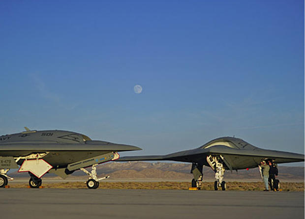 X-47B military drone 