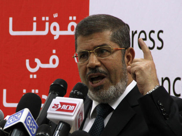 Muslim Brotherhood presidential candidate Mohammed Morsi 