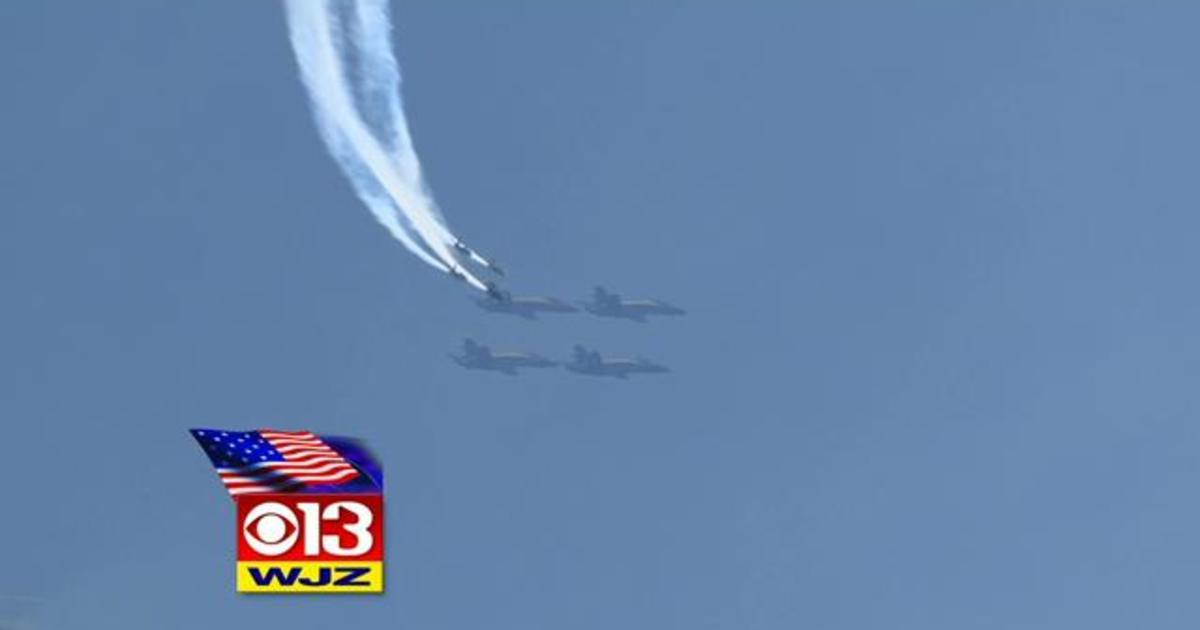 Thousands In Baltimore Watch Blue Angels' Incredible Stunts CBS Baltimore