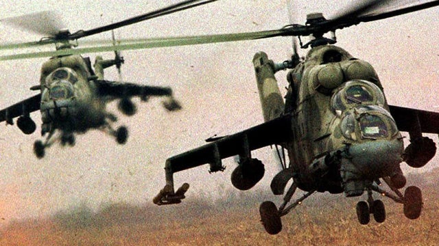 Russian helicopters held back from Syria 