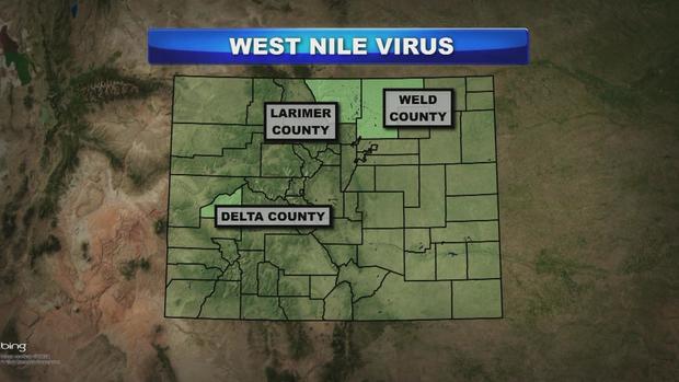 West Nile Virus Map 