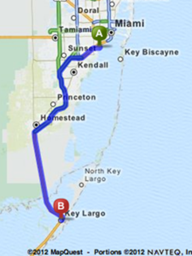 Miami to Key Largo 