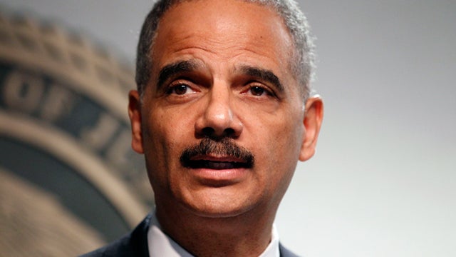 Attorney General Eric Holder speaks during a news conference in New Orleans, Thursday, June 28, 2012. The Obama administration and House Republicans refused to find a middle ground in a dispute over documents related to a botched gun-tracking operation, a 