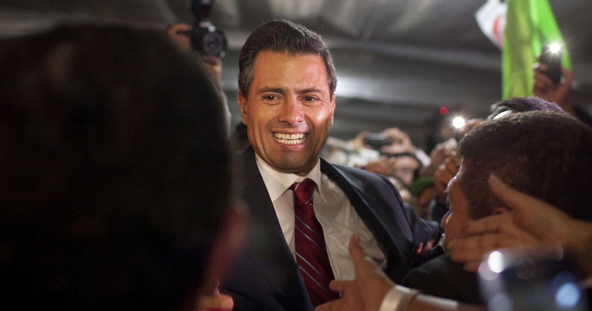 Enrique Pena Nieto wins Mexican election, bring power back to PRI - CBS ...