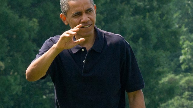 President Obama returns to the White House 