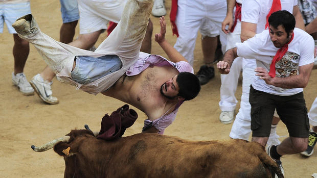 Pamplona's Running of the Bulls 2012 
