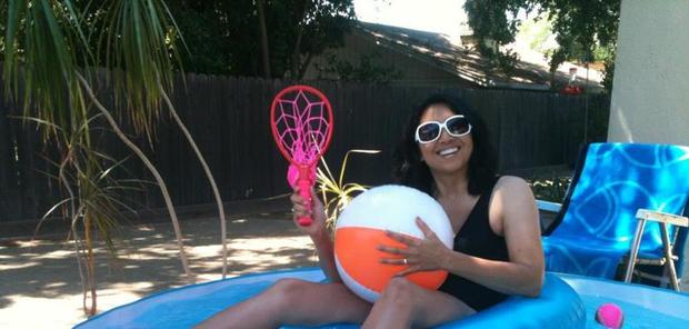 THIS is how Tina stayed cool this weekend 