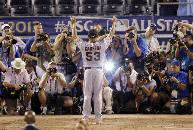 2012 MLB All-Star Game: Giants Lead NL To Victory, Melky Cabrera Named MVP  - SB Nation Bay Area