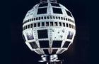 Image of the Telstar 1 satellite. Telstar was launched by NASA on July 10, 1962, from Cape Canaveral, Fla., and was the first privately sponsored space-faring mission. Two days later, it relayed the world's first transatlantic television signal 