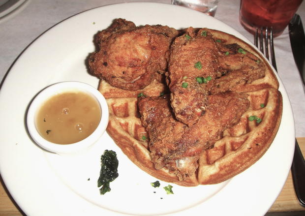 Clinton Street Bakery Fried Chicken and Waffles 