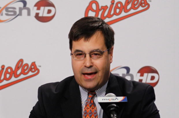  Dan Duquette, Orioles executive vice president of baseball operations 