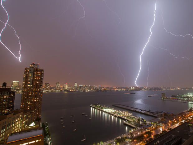 Lighting flashes over New Jersey 