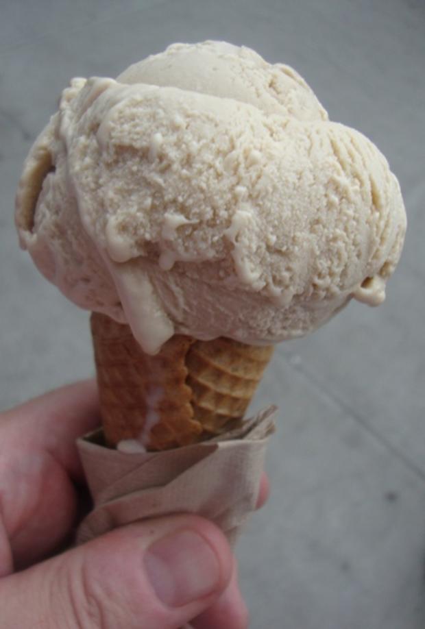 Earl Grey Ice Cream Cone From VLAIC Truck 