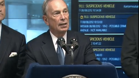 New York Mayor Michael Bloomberg announces the Domain Awareness System, which was developed with Microsoft. 