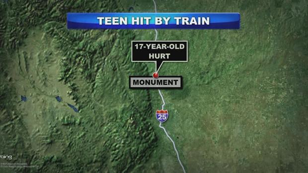 BOY HIT BY TRAIN MONUMENT MAP 