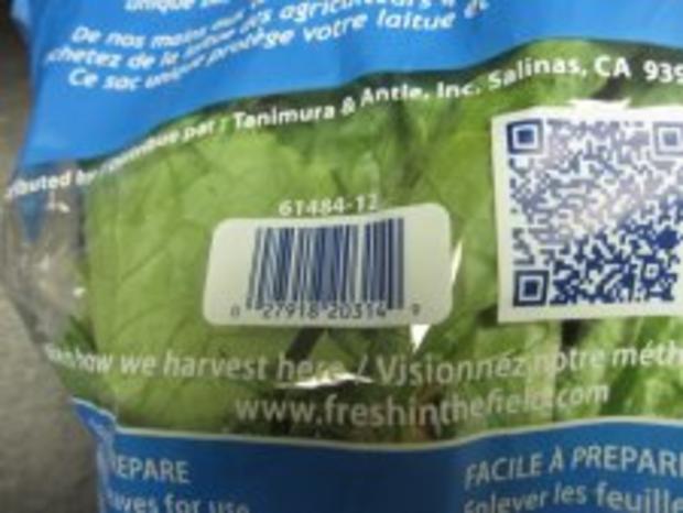 Lettuce Recall back of package 