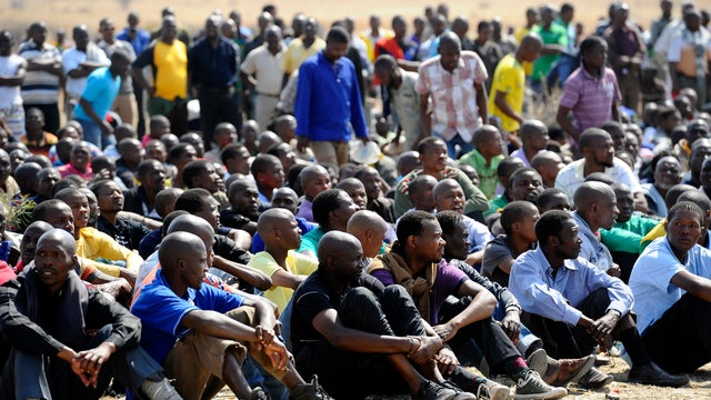 South Africa miners 