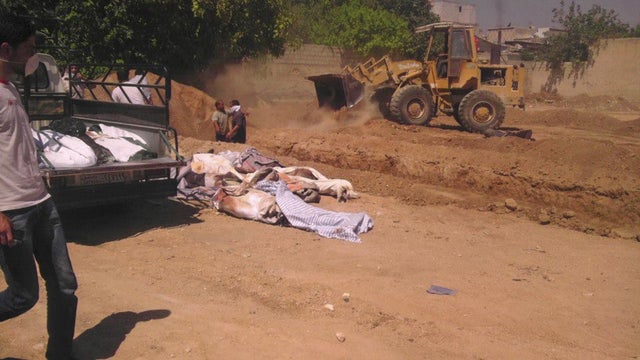 Alleged massacre by government outside Damascus 