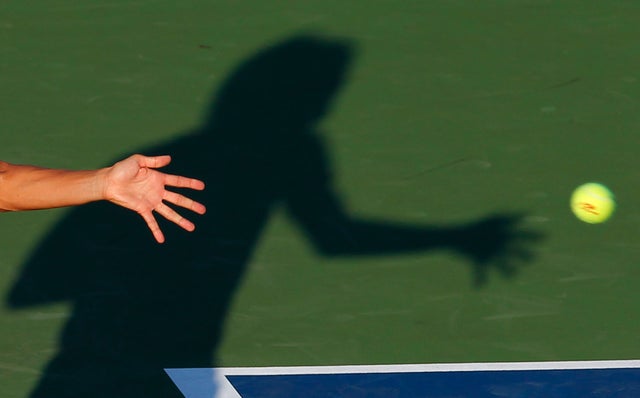 Francesca Schiavone returns a shot 