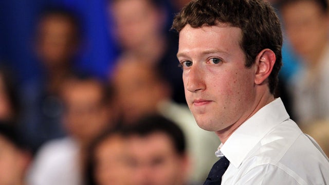 Facebook CEO Mark Zuckerberg 